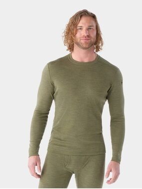 Smartwool Men's XL Classic All-Season Merino 150 Base Layer - F23 Military Olive